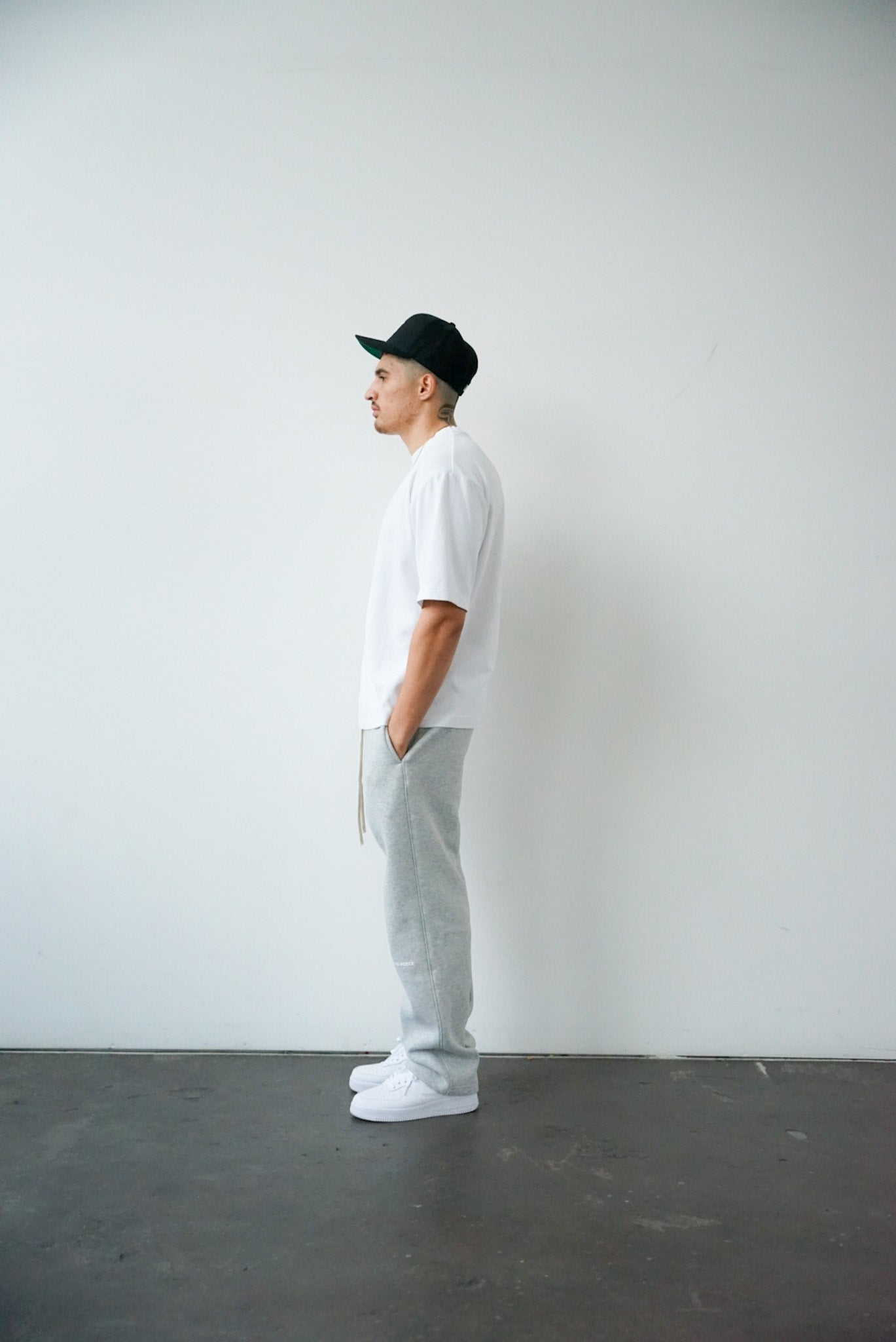 Wide Leg Sweatpants Grey