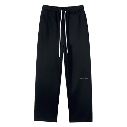 Wide Leg Sweatpants Black
